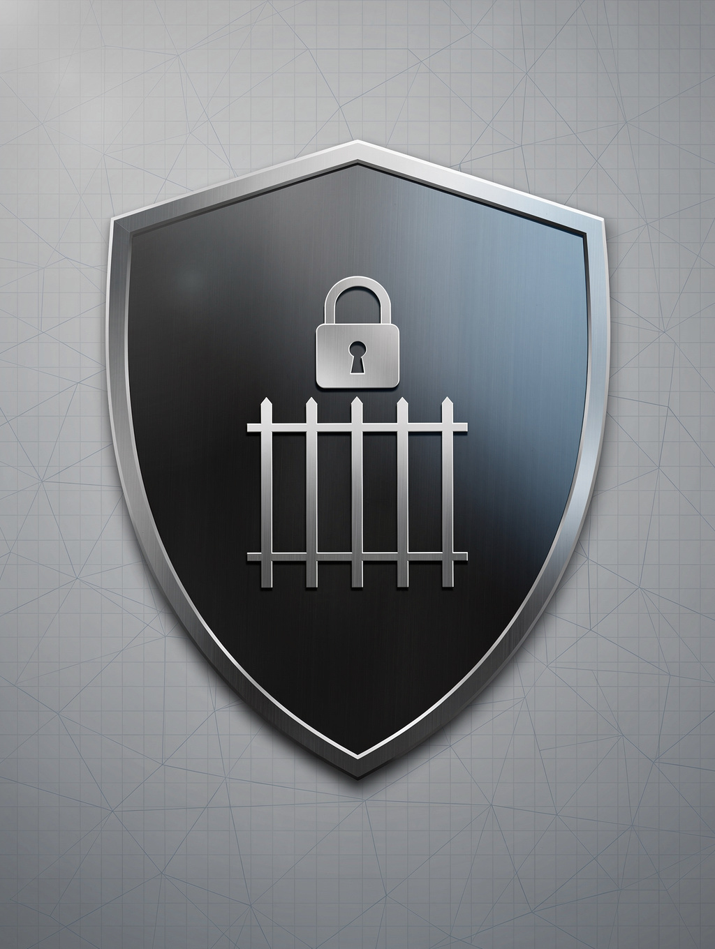 A digital shield representing data protection and privacy