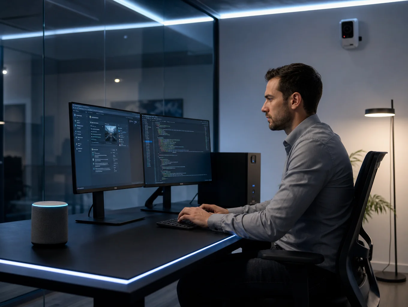 Modern secure digital workspace with hardware encryption